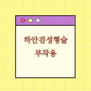 하안검성형술 및 지방이식술 후 부작용 발생에 대한 손해배상 요구