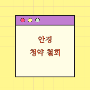 전자상거래를 통해 구입한 기능성 안경의 청약철회 요구