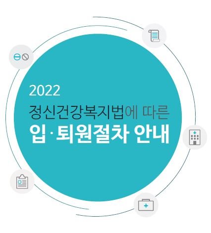 정신건강복지법에 따른 입·퇴원절차 안내