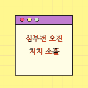 심부전 오진 및 처치 소홀로 인한 사망에 따른 손해배상 요구