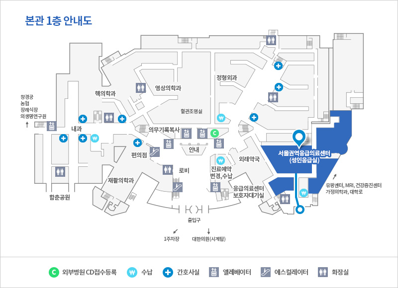 서울대병원 응급실 위치