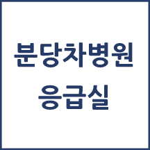 분당차병원 응급실