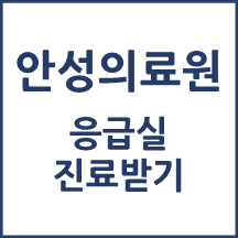 안성의료원 응급실 이용안내