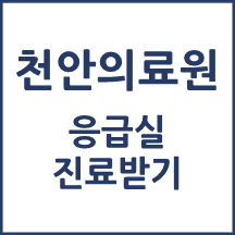 천안의료원 응급실 이용안내