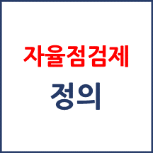 자율점검제 정의
