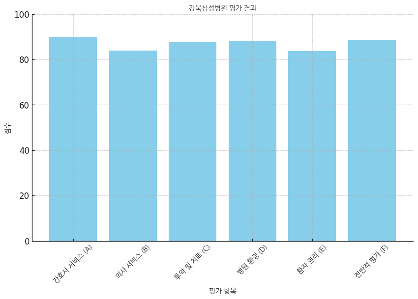 강북삼성병원 분석보고 : 환자경험평가 결과 및 서비스 세부 분석