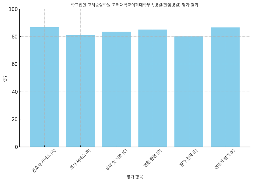 고려대학교 안암병원 분석보고