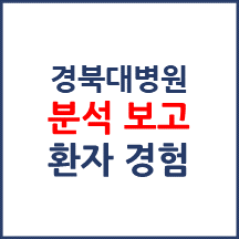 경북대병원 분석보고 : 환자경험평가 결과 및 서비스 세부 분석